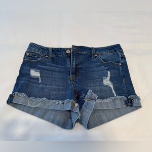 Celebrity Pink Jean shorts, distressed, gently warn, size 3/26